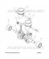 ENGINE, PISTON AND ALBERO MOTORE