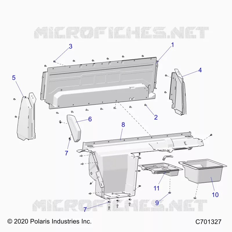 CARROZZERIA POSTERIORE CLOSEOFF, AND FENDERS