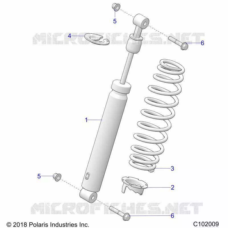 SUSPENSION, SHOCK ANTERIORE