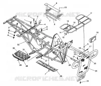 PARAURTI / PORTAPACCHI MOUNTING 6X6 350L S938739 (4924362436003A)