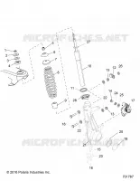 SUSPENSION, ANTERIORE MONTANTE