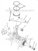 ALBERO MOTORE AND PISTON ASSEMBLY (4917721772033A)
