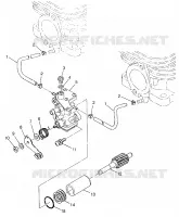 POMPA DELL'OLIO WIDETRAK GT 0972061 and EUROPEAN WIDETRAK GT E972061 (4938173817C011)