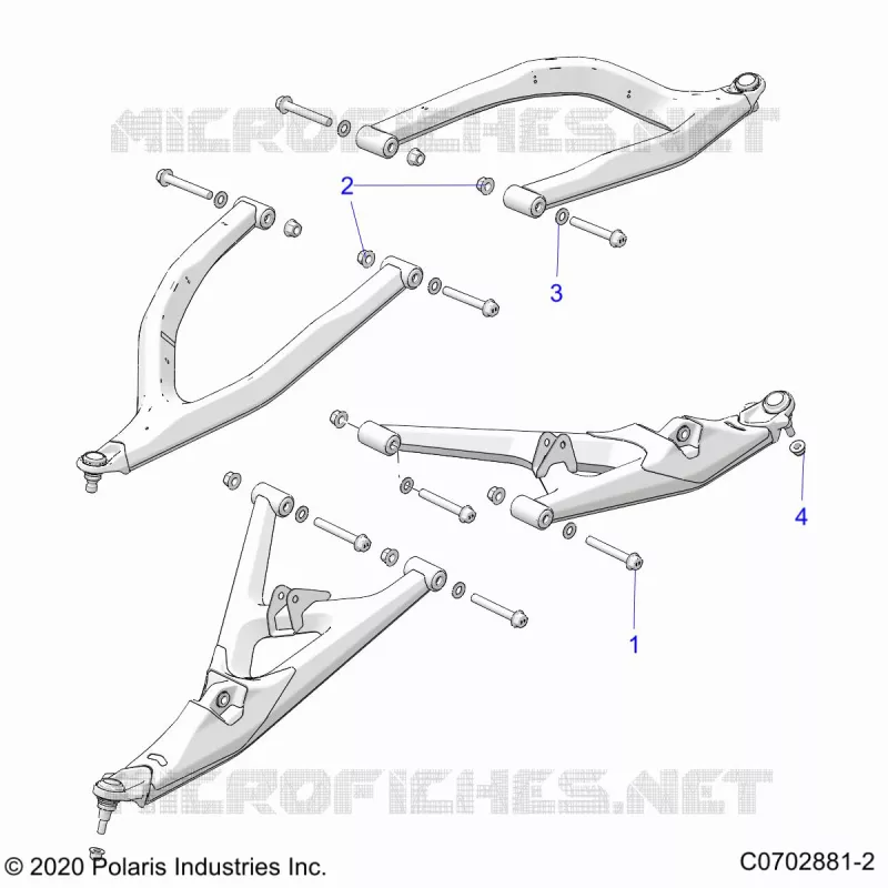 SOSPENSIONI ANTERIORI CONTROL ARMS MOUNTING
