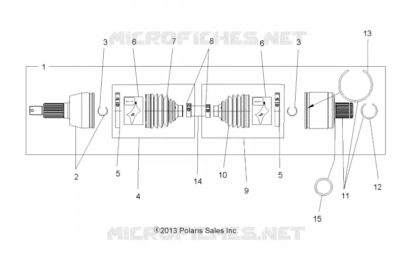 DRIVE TRAIN, DRIVE POSTERIORE ALBERO