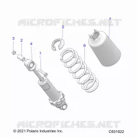 SUSPENSION, SHOCK ANTERIORE TRACK (7045714)