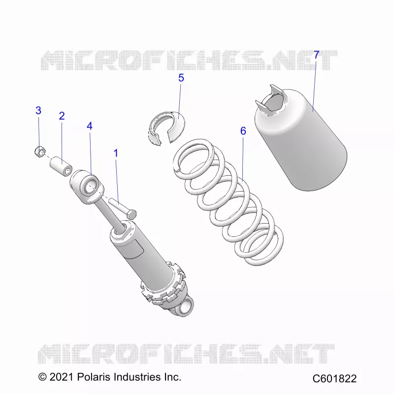 SUSPENSION, SHOCK ANTERIORE TRACK (7045714)