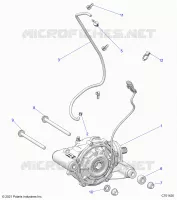 TRASMISSIONE, FRONT GEARCASE MOUNTING