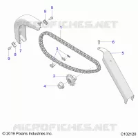 TRASMISSIONE, CHAIN AND GUARDS