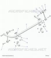 SUSPENSION, BARRA DI STABILIZZAZIONE, REAR