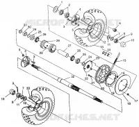 TRAZIONE POSTERIORE  Magnum 4x4 W968144 and  Swedish Magnum 4x4 S968144 (4936053605C007)