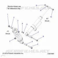 SUSPENSION, SHOCK MONTAGGIO, REAR SUSP.