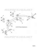 SUSPENSION, POSTERIORE STRUT STABILIZZATORE