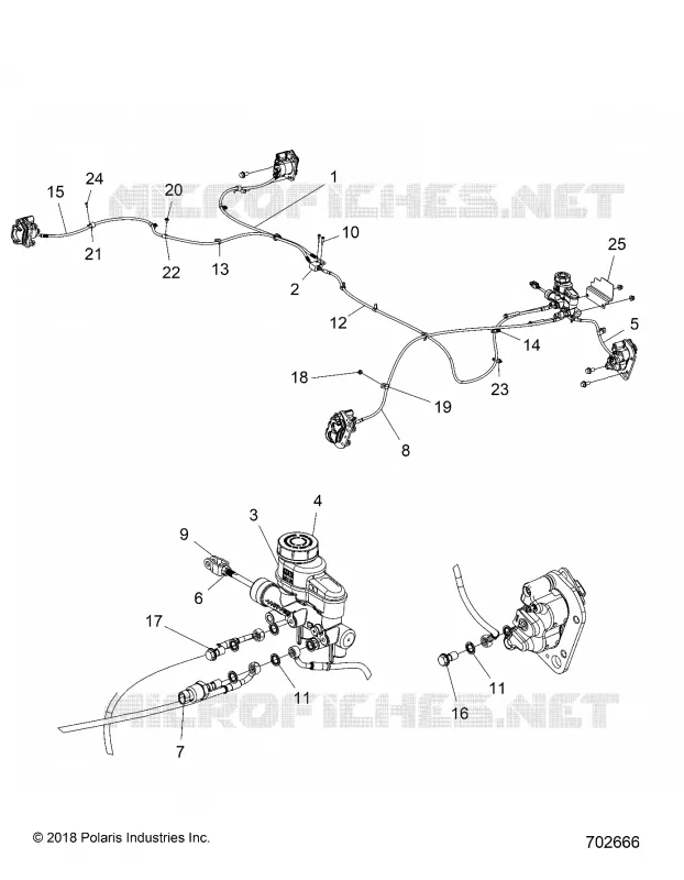 BRAKES, LINES AND CILINDRO PRINCIPALE