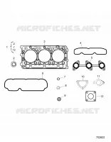 MOTORE, UPPER GASKET KIT 