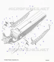 CHASSIS, PROTEZIONE FRIZIONE, FOOTRESTS, AND RUNNINGBOARDS