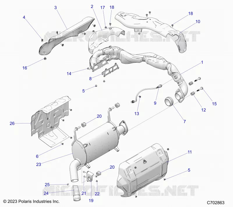 ENGINE, IMPIANTO DI SCARICO