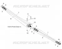 DRIVE TRAIN, FRONT AND REAR PROP ALBERO