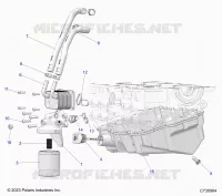 OIL COOLER, FILTER AND DIPSTICK