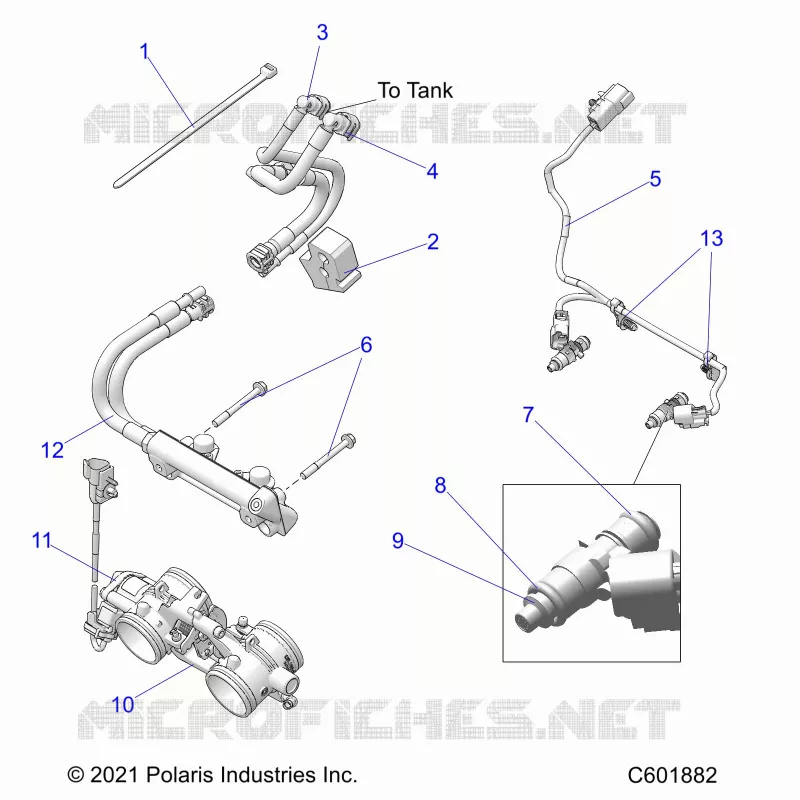 SISTEMA DI ALIMENTAZIONE CARBURANTE, RAIL, LINES AND THROTTLE BODY