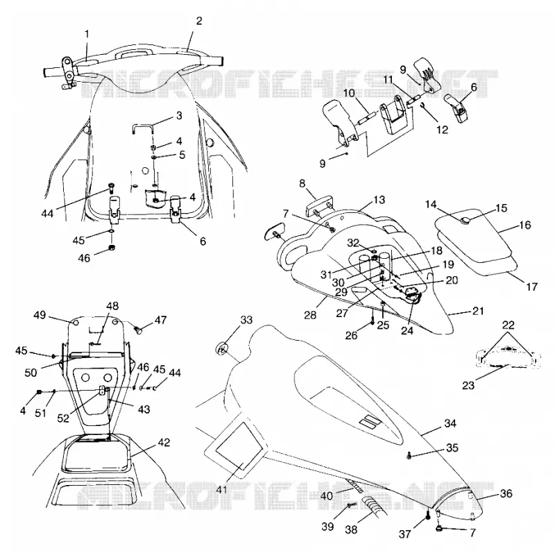 FRONT VANO HURRICANE B974473 and Intl. HURRICANE I974473 (4941044104A007)