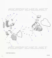 ENGINE, ALTERNATORE COVER HVAC