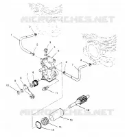 POMPA OLIO MONTAGGIO WIDETRAK GT 0952061 and  EUROPEAN WIDETRAK GT E952061 (4928962896C014)