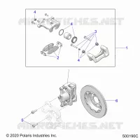 BRAKES, PINZA FRENO ANTERIORE