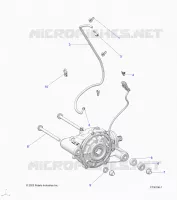 TRASMISSIONE, FRONT GEARCASE MOUNTING