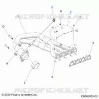 ENGINE, IMPIANTO DI SCARICO, HEADPIPE AND RELATED