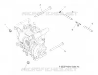 TRASMISSIONE, GEARCASE MOUNTING, REAR