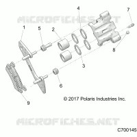 FRENO POSTERIORE CALIPER