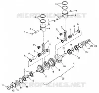 ALBERO MOTORE   PISTONEEE SL 700 B964066 AND INTL. SL 700 I964066 (4935633563C004)