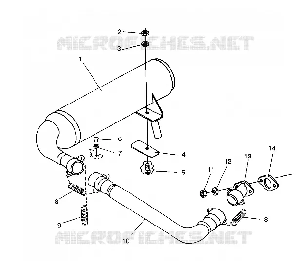 IMPIANTO DI SCARICO STARLITE GT/0933127 (4923232323024A)