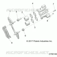 FRENO POSTERIORE CALIPER
