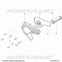 MOTORE, WATERPUMP IMPELLER AND COVER