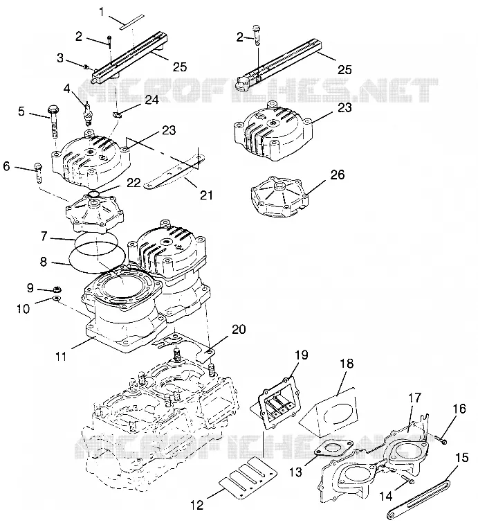 CILINDRO   COLLETTORE SLT 700 B964166 AND INTL. SLT 700 I964166 (4933923392B014)