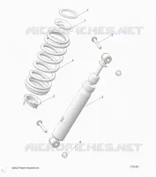 SUSPENSION, REAR SHOCK MONTAGGIO