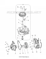 MOTORE, STATOR COVER and VOLANO
