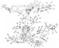 MONTAGGIO DEL MOTORE  SPORTSMAN 500 W97CH50A (4939993999A011)