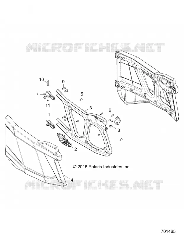PORTE, REAR