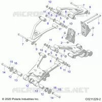 SOSPENSIONE POSTERIORE CONTROL ARM, MOUNTING