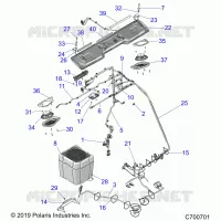 ELETTRICO PARTI AUDIO (TETTO)