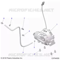TRASMISSIONE, FRONT GEARCASE MOUNTING