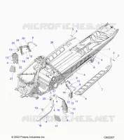 CHASSIS, PROTEZIONE FRIZIONE, FOOTRESTS, AND RUNNING BOARDS