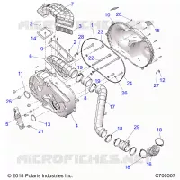 TRASMISSIONE, CLUTCH COVER AND DUCTING
