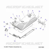 SISTEMA DI ALIMENTAZIONE CARBURANTE, FUEL TANK ASM.