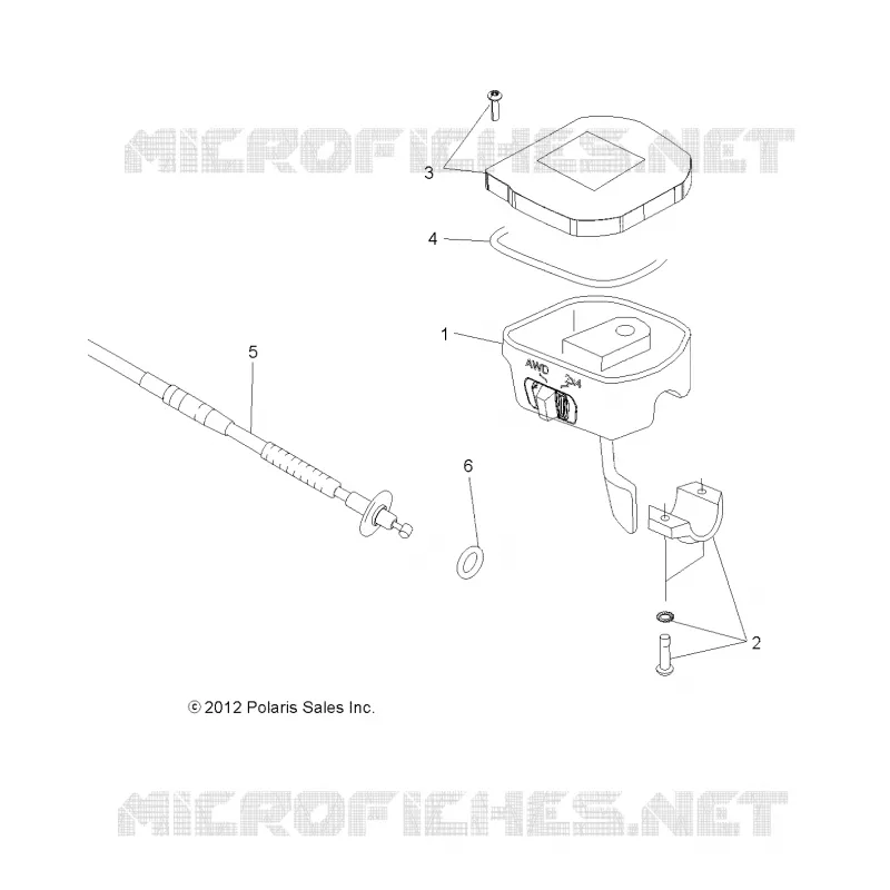 TIMONE, CONTROLS, ACCELERATORE ASM. AND CABLE