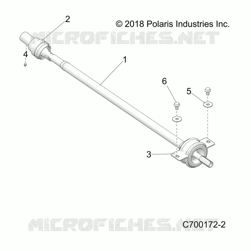 TRASMISSIONE, REAR PROP SHAFT