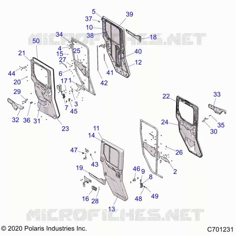 PORTE, REAR, FULL